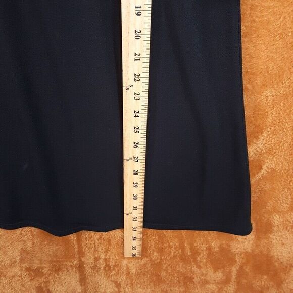 BCBG Womens Dress Small Black Shift Bell Sleeve Keyhole LBD Jersey Stretch - Picture 5 of 8